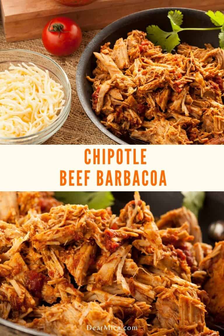 Crockpot Chipotle Beef Barbacoa (Low Carb) Dear Mica