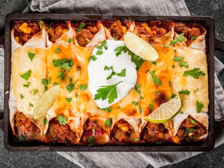 Keto Ground Beef Enchiladas Dear Mica
